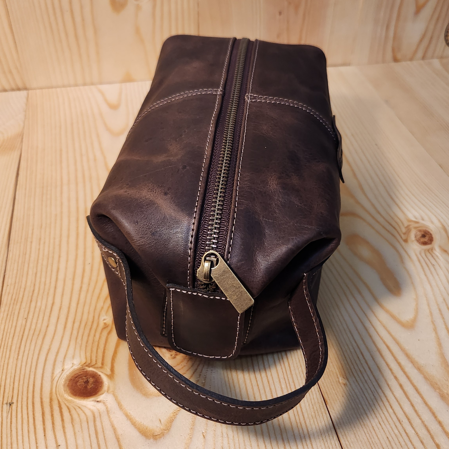 Premium Leather Dopp Kit