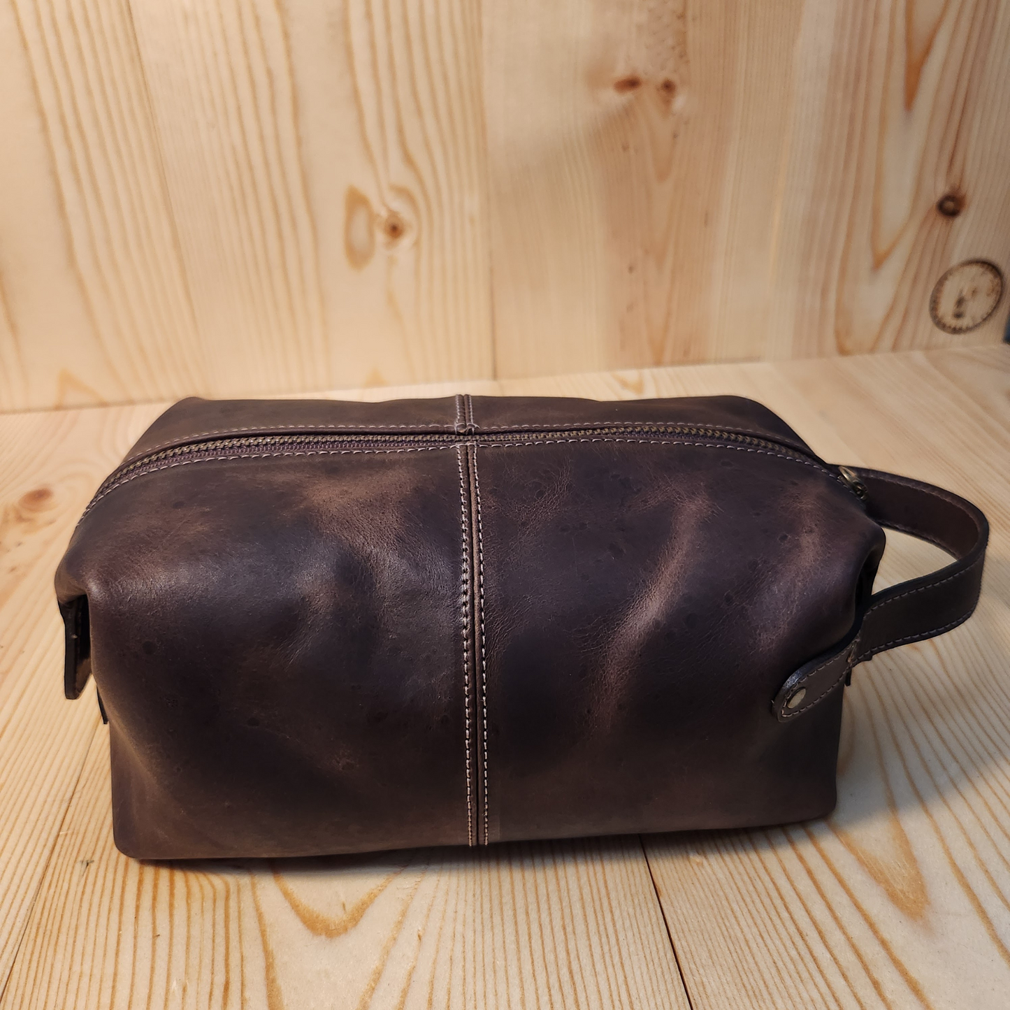 Premium Leather Dopp Kit