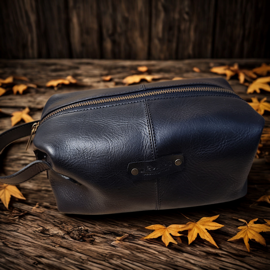 Premium Leather Dopp Kit